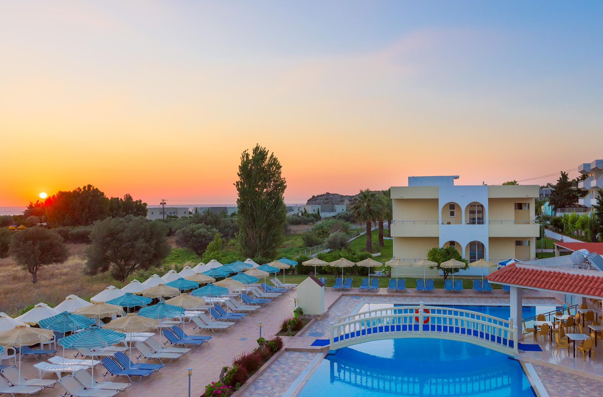 Memphis Beach Hotel Kolymbia Esterno foto
